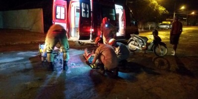 Motociclista quase é degolado por fio de internet caído na rua em Ji-Paraná