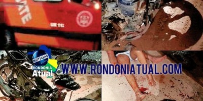 Quatro pessoas ficam feridas em grave acidente em Ji-Paraná