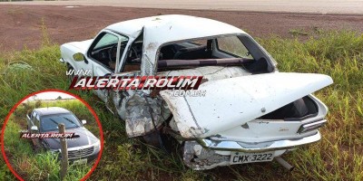 Colisão traseira foi registrada na RO-479 em Rolim de Moura