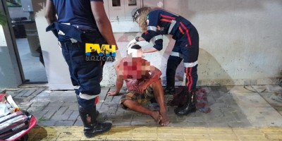 Morador de rua sofre tentativa de homicídio a pauladas