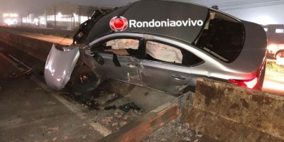 Motorista em fuga se envolve em grave acidente na BR-364, em Porto Velho
