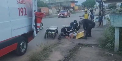 Motorista foge após atropelar ciclista em Porto Velho