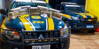 PRF apreende mais de 30Kg de drogas em Pimenta Bueno