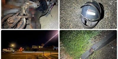 Mulher morre ao sofrer queda de moto em Cacoal