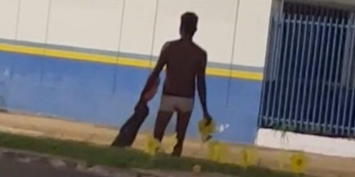 Homem é flagrado andando só de cueca pelas ruas de Vilhena