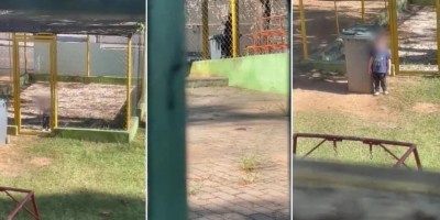 Criança e trancada dentro de jaula em creche de SP