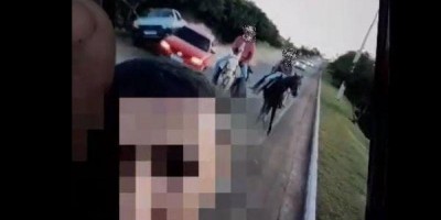 Vídeo flagra colisão e capotamento na RO-489, em São Felipe