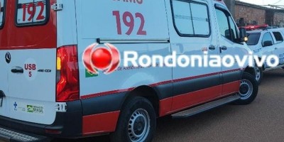 Grávida é socorrida pelo SAMU após ser atacada pelo marido