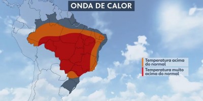 Onda de calor ganha força e deve registrar recorde de temperaturas entre hoje (23) e...