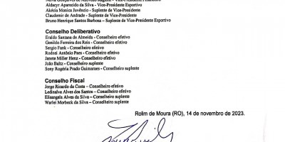 ATO DE HOMOLOGAÇÃO DE CHAPAS INSCRITAS - PERÍODO 2024 A 2027