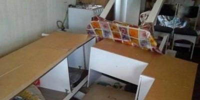 Marido quebra tudo em casa e ameaça matar esposa a tiros