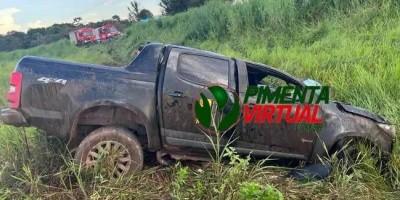 Grave acidente deixa um morto e outro ferido na BR-364, em Pimenta Bueno