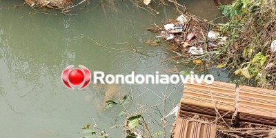 Corpo é encontrado boiando em córrego em Porto Velho