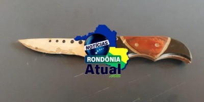 Mulher esfaqueia namorado após crise de ciúmes em Ji-Paraná