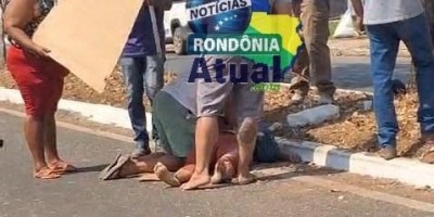 Mulher morre após colidir moto em árvore em Ji-Paraná