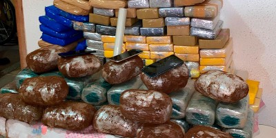 PM apreende cerca de 80kg de droga em Porto Velho