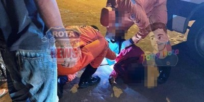 Jovem é esfaqueado e deixado próximo de mercado em Vilhena