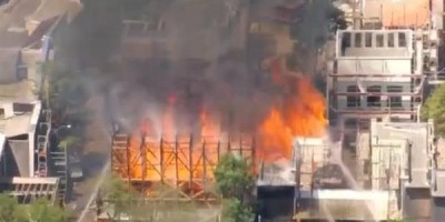 Incêndio destrói parte de estúdio da TV Globo no RJ; vídeo 