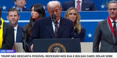 Trump não descarta possível recessão nos EUA