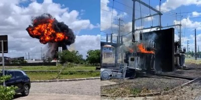 Explosão atinge subestação de energia em Fortaleza