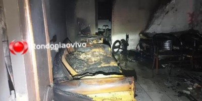 Filho incendeia residência da própria mãe em Porto Velho