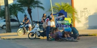 JI-PARANÁ: Idoso Fica Ferido Após Ser Atropelado