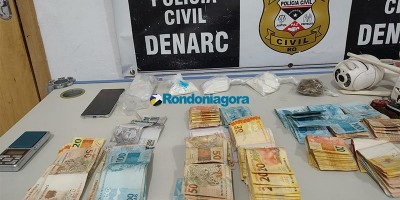 Traficante é preso em lava jato e polícia apreende R$ 23 mil