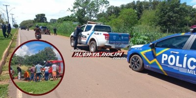 VÍDEO: Colisão na Avenida 25 de Agosto termina com motociclista encaminhado à UPA