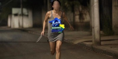 Mulher foge com faca na mão para escapar de ex violento em Ji-Paraná