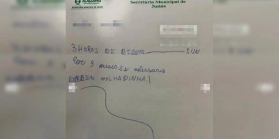 Estagiárias são desligadas após palavras de baixo calão em suposta receita médica