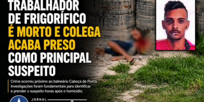 Trabalhador de frigorífico é morto e colega acaba preso como principal suspeito