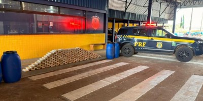 PRF em Rondônia apreende quase 190 Kg de skunk na BR-364