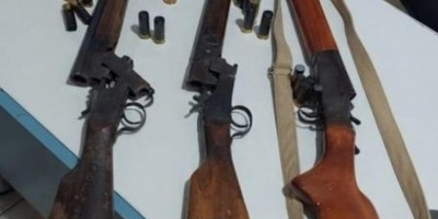 Procurado pela Justiça capturado e armas são apreendidas