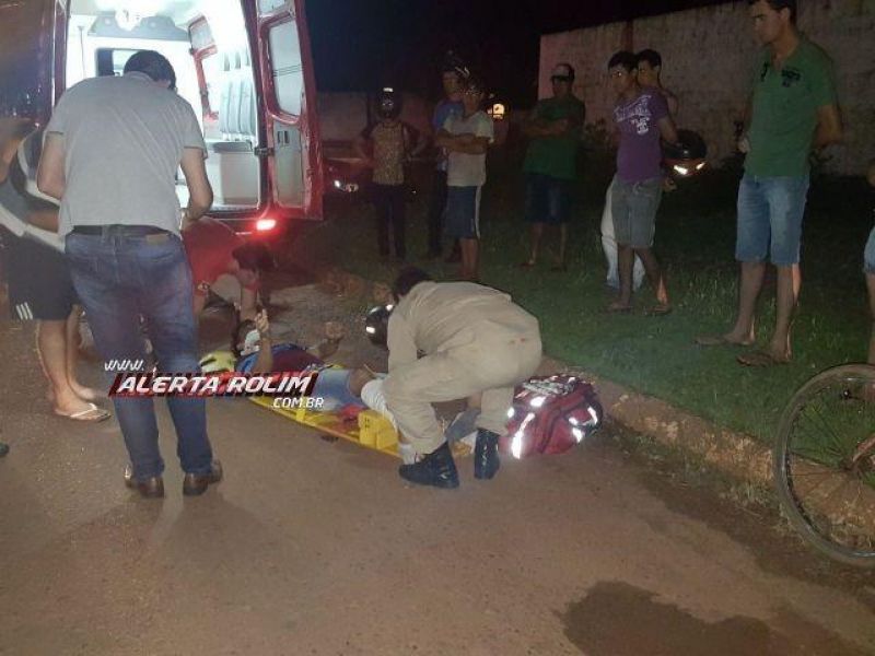 ROLIM DE MOURA: Motociclista sofre fraturas expostas ao bater em cachorro que atravessou avenida no Bairro Boa Esperança ROLIM DE MOURA: Motociclista sofre fraturas expostas ao bater em cachorro que atravessou avenida no Bairro Boa Esperança