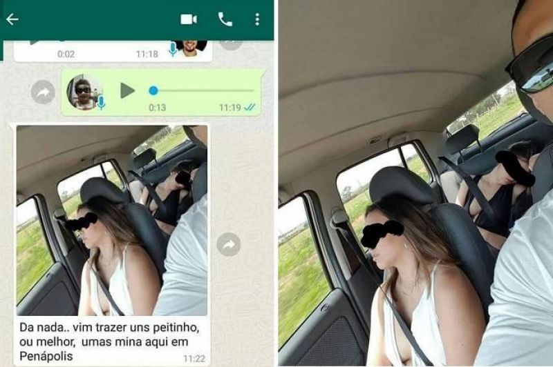 ABUSADO: Motorista de UBER fotografa seios de passageiras e envia por WhatsApp