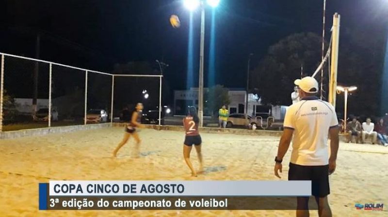 Campeonato de vôlei de praia em Rolim de Moura