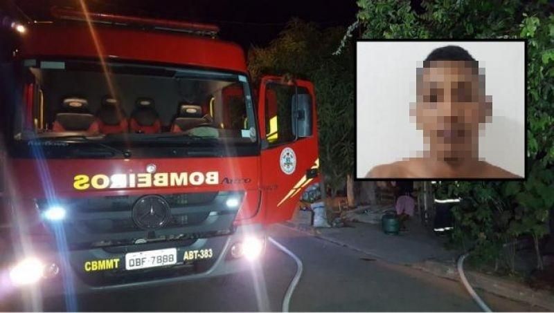 Incêndio destrói casa de bandido que estuprou e matou menina de 8 anos Incêndio destrói casa de bandido que estuprou e matou menina de 8 anos