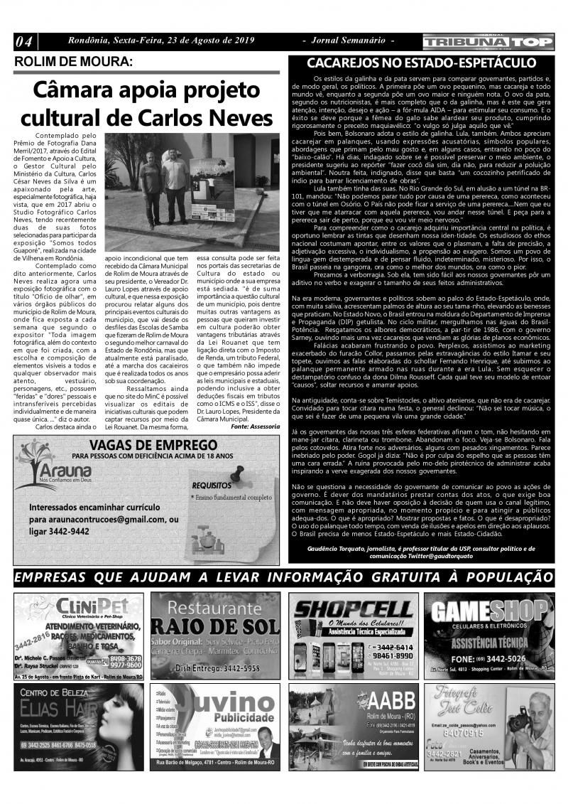 JORNAL TRIBUNA TOP - EDIÇÃO 0244 JORNAL TRIBUNA TOP - EDIÇÃO 0244