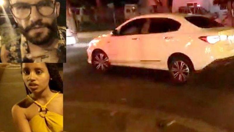 VÍDEO: Wagner pega carro da ex-BBB Gleici e atropela ciclista no Acre