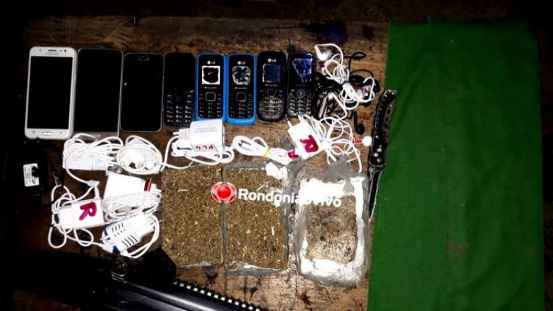 Criminosos mais uma vez jogam droga e celulares para dentro de presídio de Porto Velho Criminosos mais uma vez jogam droga e celulares para dentro de presídio de Porto Velho