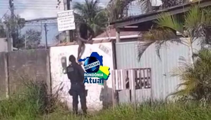 Policiais chegam a tempo e evitam furto em residência em Ji-Paraná; veja o vídeo