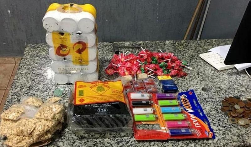 Ladrões são presos e produtos furtados são recuperados pela polícia em Pimenta Bueno