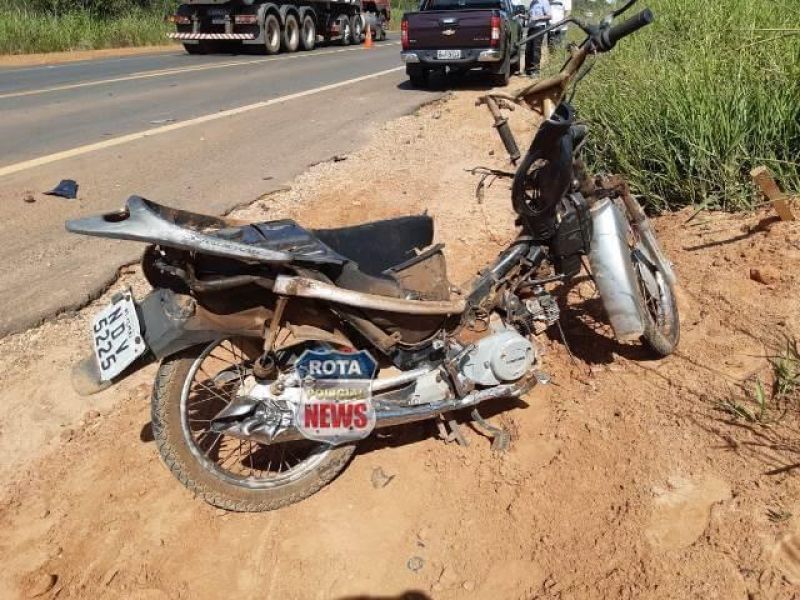 Atualização: Mulher morre atropelada após parar para prestar socorro em acidente em Vilhena