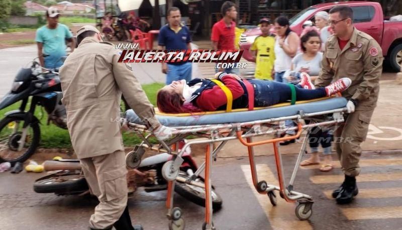 Acidente entre duas motos deixa condutores feridos no começo da noite de domingo em Rolim Acidente entre duas motos deixa condutores feridos no começo da noite de domingo em Rolim
