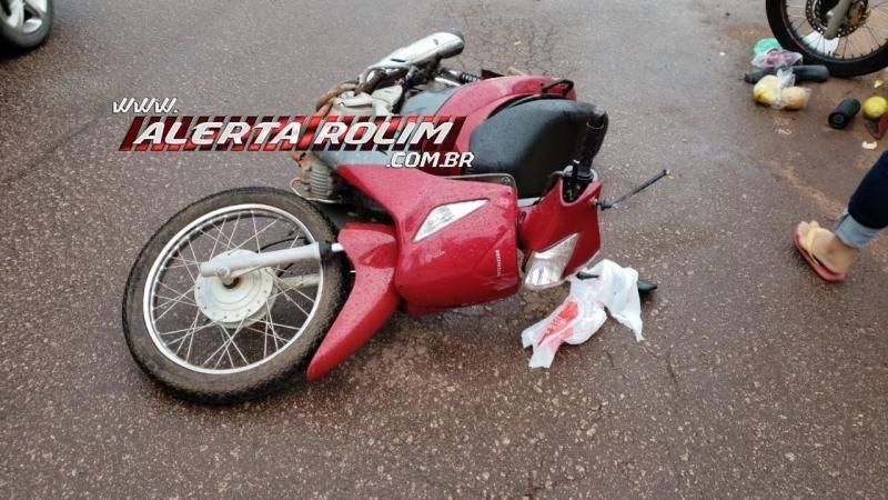 Acidente entre duas motos deixa condutores feridos no começo da noite de domingo em Rolim Acidente entre duas motos deixa condutores feridos no começo da noite de domingo em Rolim