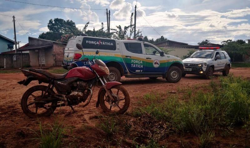 Moto roubada em Rolim de Moura é recuperada em Pimenta Bueno Moto roubada em Rolim de Moura é recuperada em Pimenta Bueno