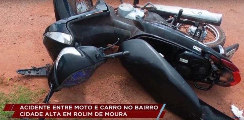Motorista invade preferencial, causa acidente e foge sem prestar socorro em Rolim de Moura Motorista invade preferencial, causa acidente e foge sem prestar socorro em Rolim de Moura
