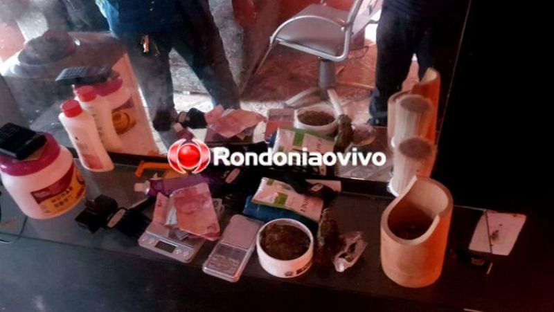 PORTO VELHO: Denarc fecha salão de beleza que funcionava de fachada para o tráfico de drogas