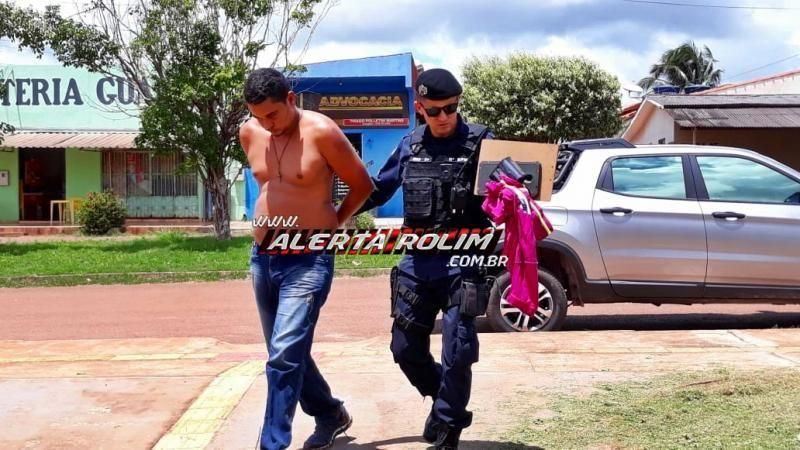 Rolim de Moura: Após roubo de moto, suspeito acaba preso pela PM e veículo é recuperado