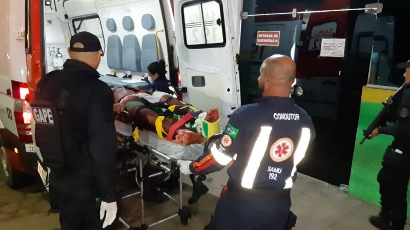 Preso leva tiro de bala de borracha durante tentativa de fuga em presídio de Porto Velho Preso leva tiro de bala de borracha durante tentativa de fuga em presídio de Porto Velho